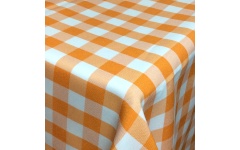 Abrosz narancs kockás